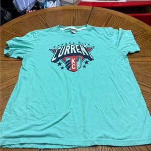 Charlie Hustle Kansas City Current Teal Graphic Short-Sleeve Tee